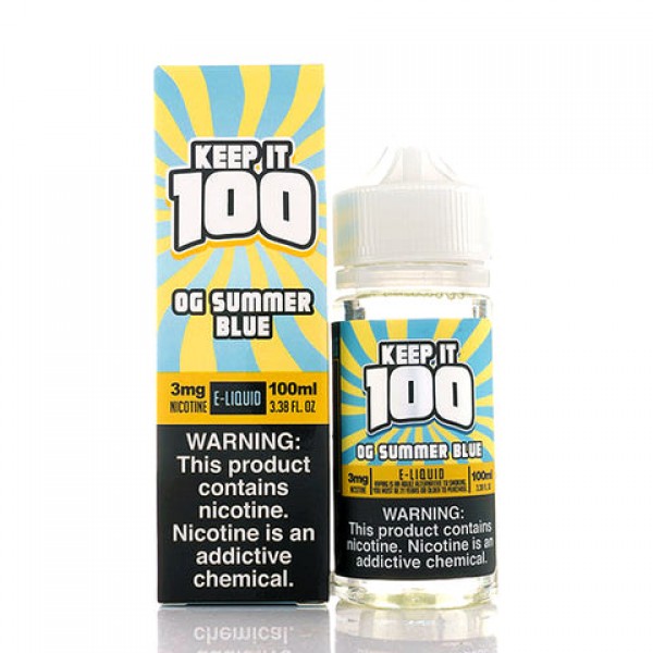 OG Summer Blue (Blue Slushie Lemonade) - Keep It 100 E-Juice