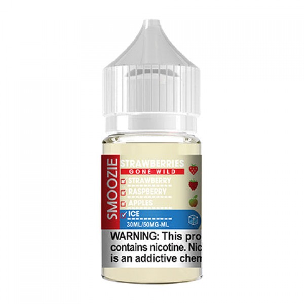 Strawberries Gone Wild Ice - Smoozie Salts E-Juice [Nic Salt Version]