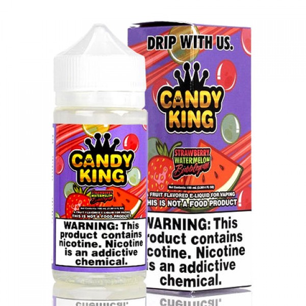 Strawberry Watermelon Bubblegum - Candy King E-Juice (100 ml)