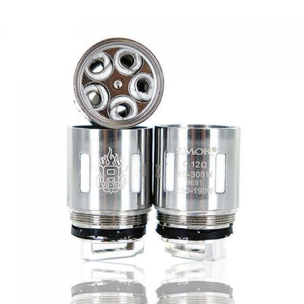 Smok TFV8 Coils / (Q4, T6, T8, T10) Atomizer Heads (3 Pack)